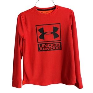 Under Armour Kids Orange Long Sleeve Shirt